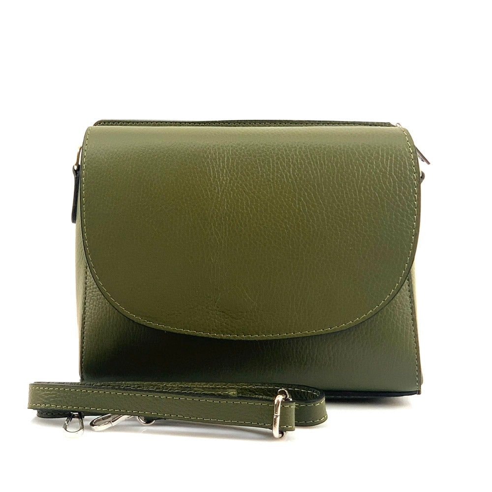 Ester Leather Shoulder Bag - Made In Italy