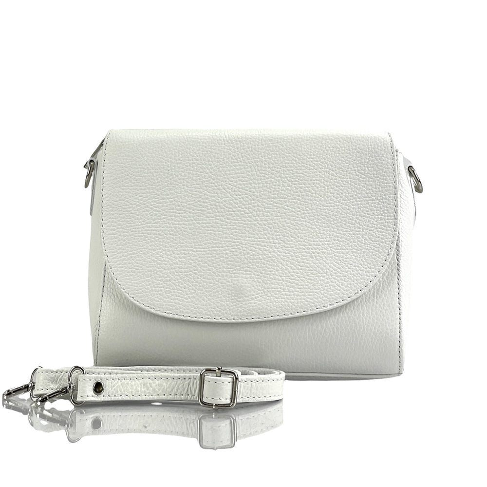 Ester Leather Shoulder Bag - Made In Italy