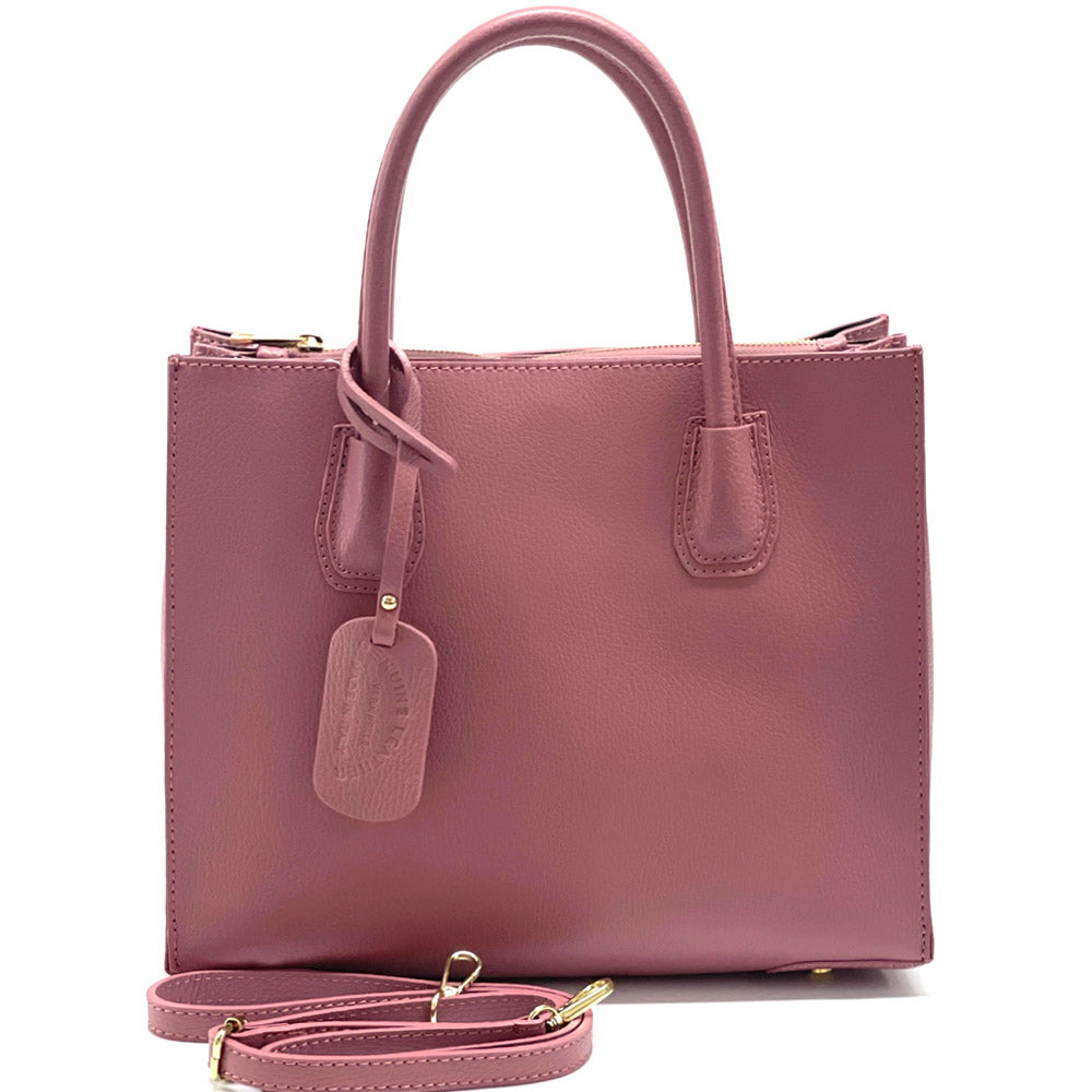 Corinna Leather Tote Bag - Made In Italy