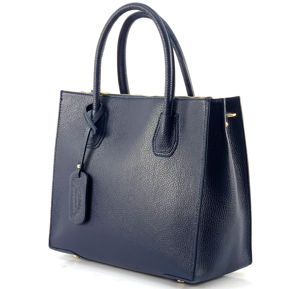 Corinna Leather Tote Bag - Made In Italy