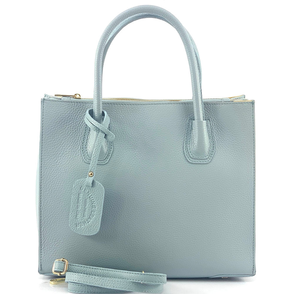 Corinna Leather Tote Bag - Made In Italy