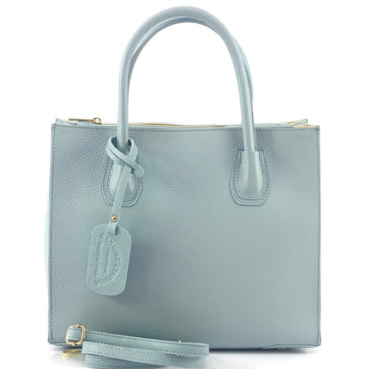 Corinna Leather Tote Bag - Made In Italy