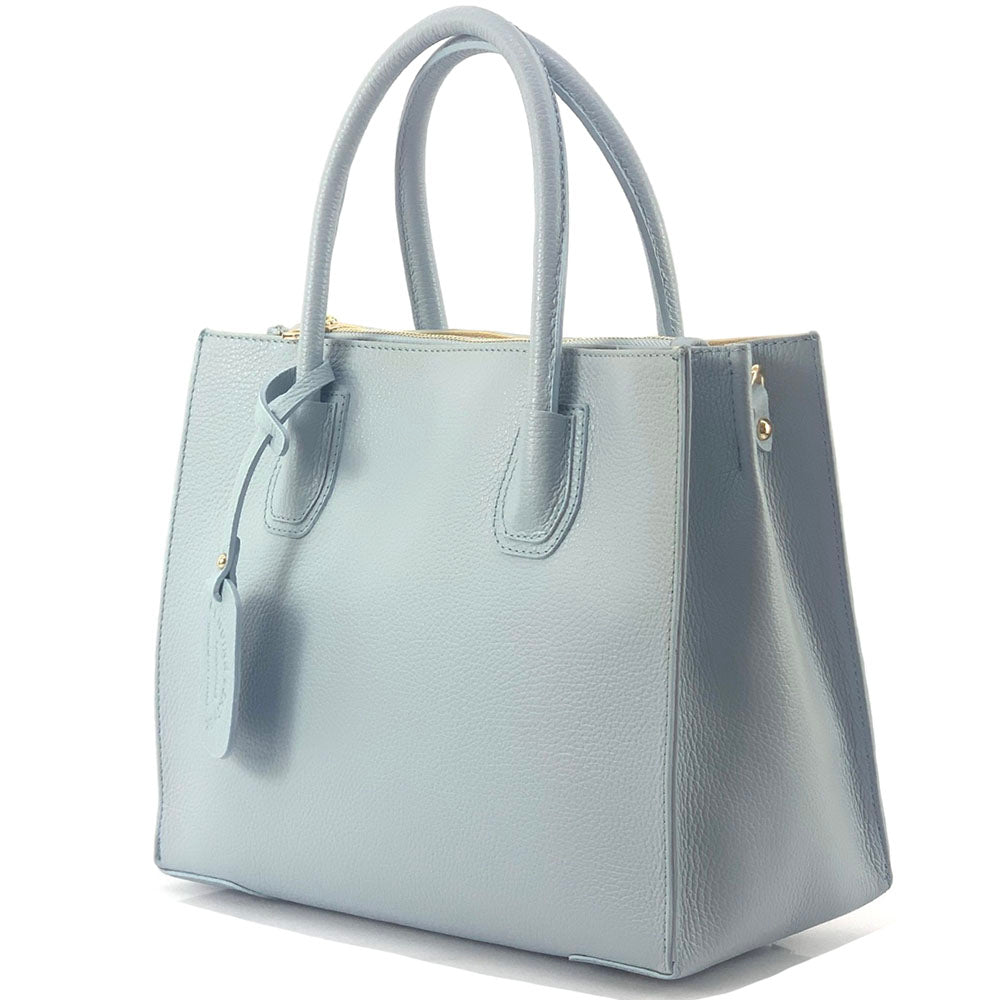 Corinna Leather Tote Bag - Made In Italy