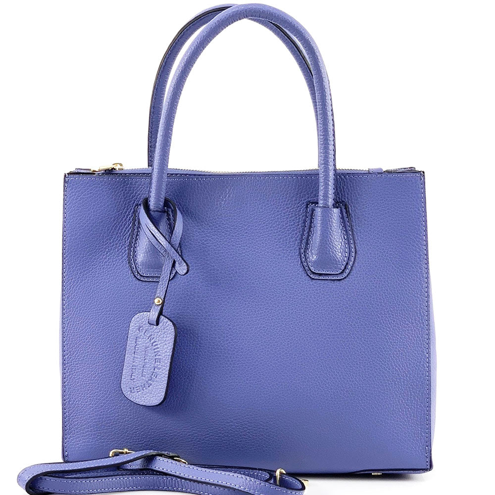 Corinna Leather Tote Bag - Made In Italy