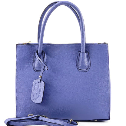 Corinna Leather Tote Bag - Made In Italy