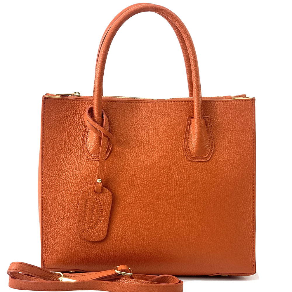 Corinna Leather Tote Bag - Made In Italy