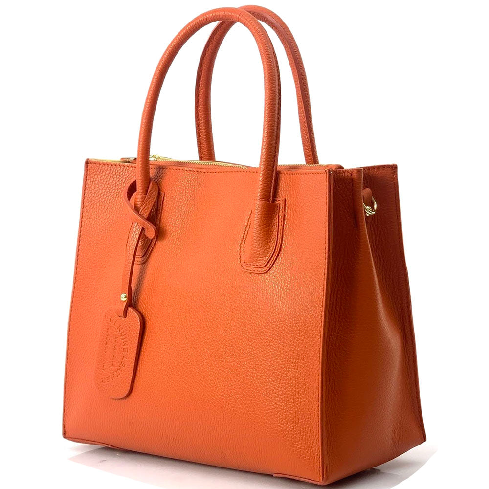 Corinna Leather Tote Bag - Made In Italy