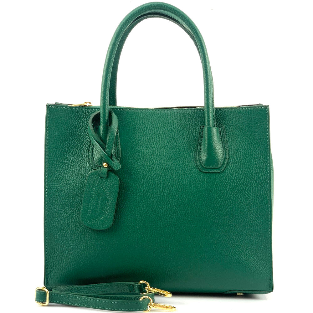 Corinna Leather Tote Bag - Made In Italy