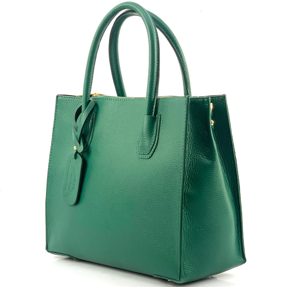 Corinna Leather Tote Bag - Made In Italy
