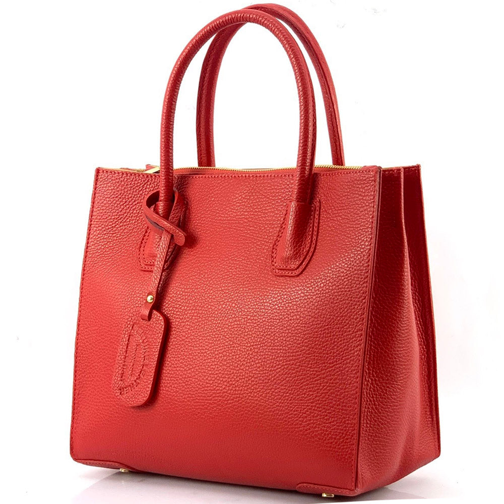 Corinna Leather Tote Bag - Made In Italy