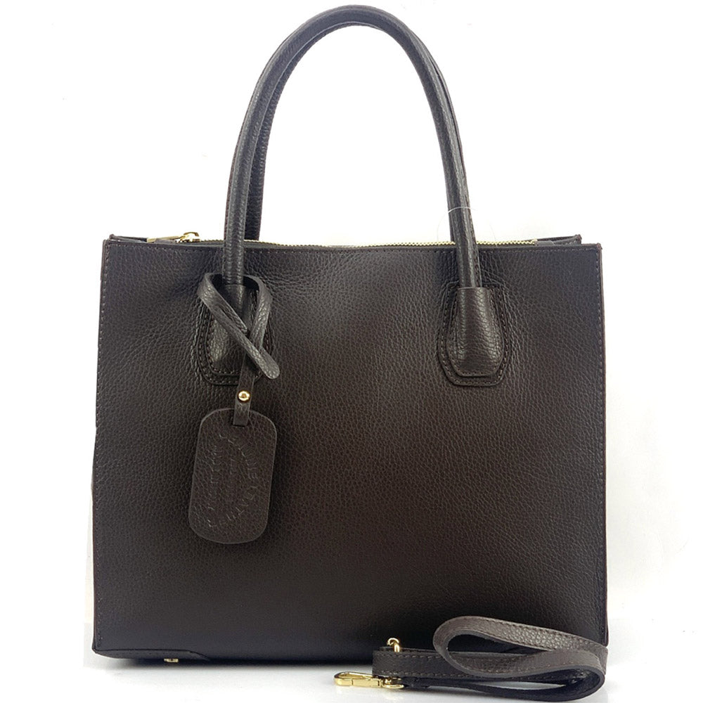 Corinna Leather Tote Bag - Made In Italy