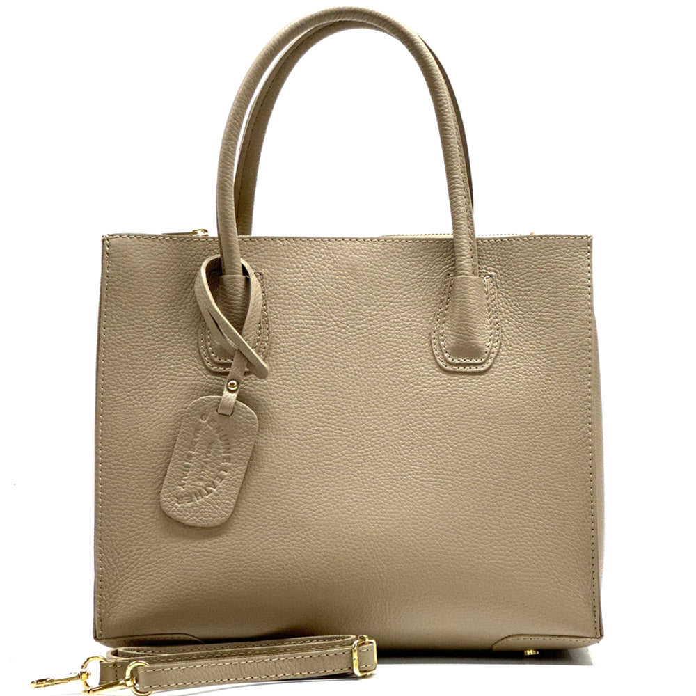 Corinna Leather Tote Bag - Made In Italy