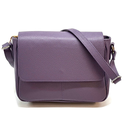 Marilena GM leather Cross-body bag - Made In Italy
