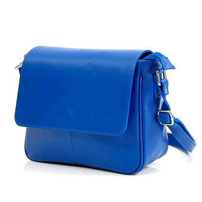 Marilena GM leather Cross-body bag - Made In Italy