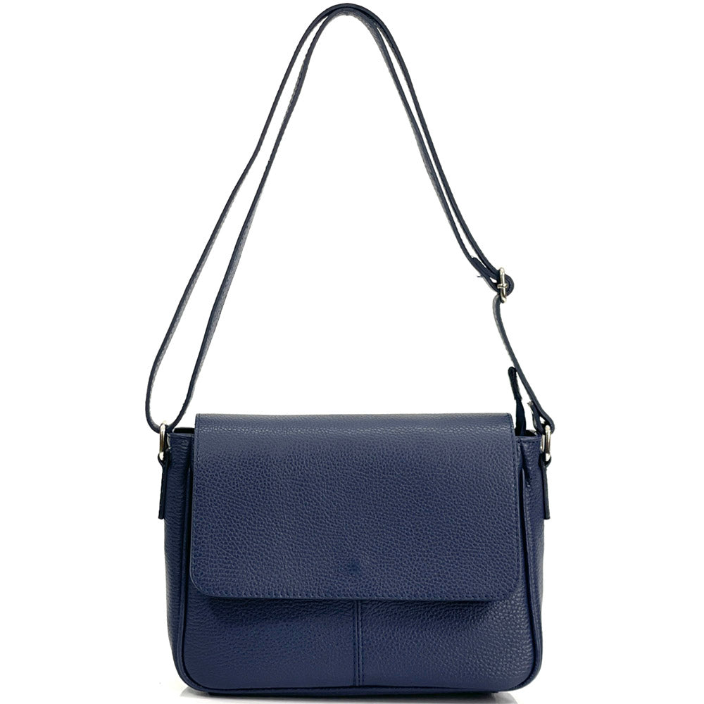 Marilena GM leather Cross-body bag - Made In Italy