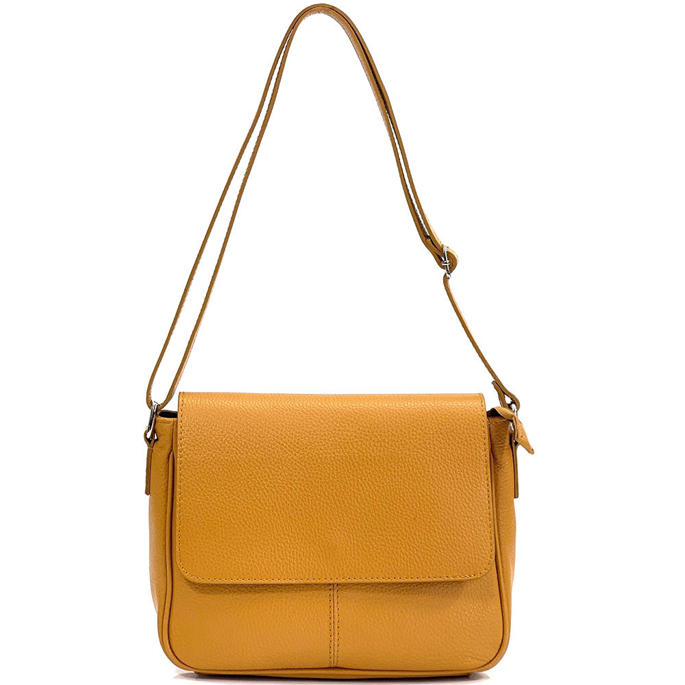 Marilena GM leather Cross-body bag - Made In Italy