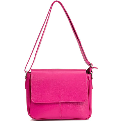 Marilena GM leather Cross-body bag - Made In Italy