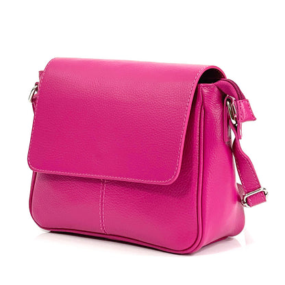 Marilena GM leather Cross-body bag - Made In Italy