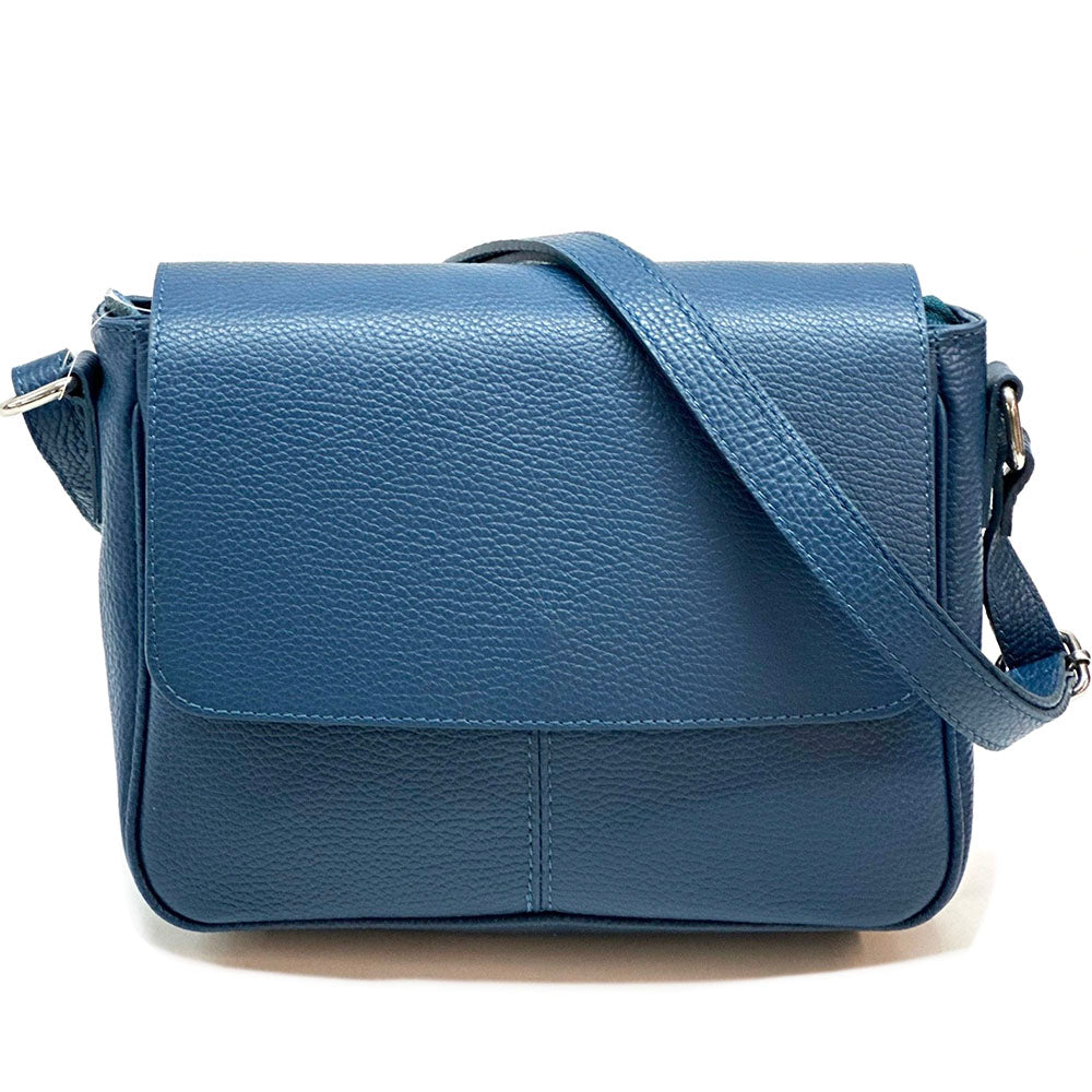 Marilena GM leather Cross-body bag - Made In Italy