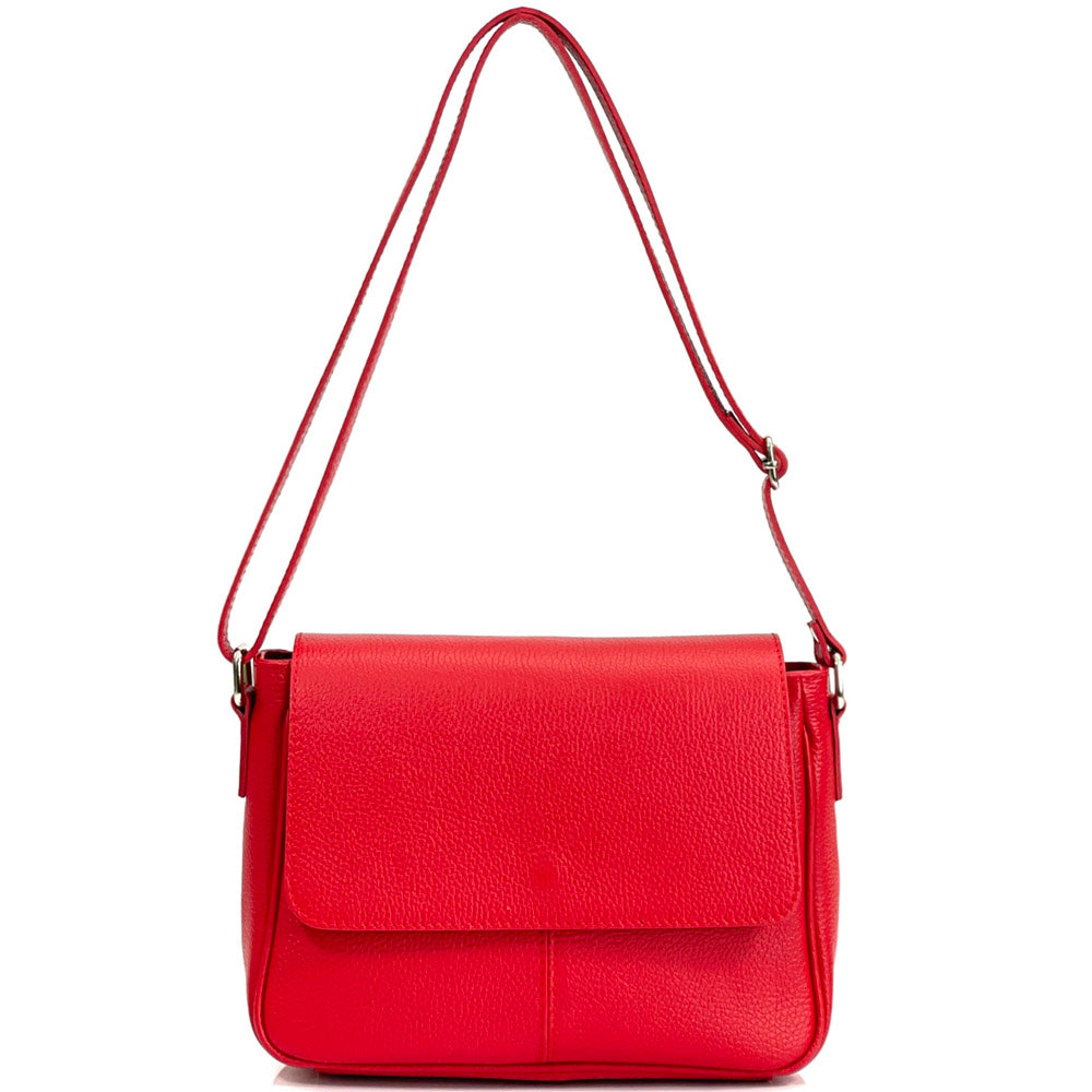 Marilena GM leather Cross-body bag - Made In Italy