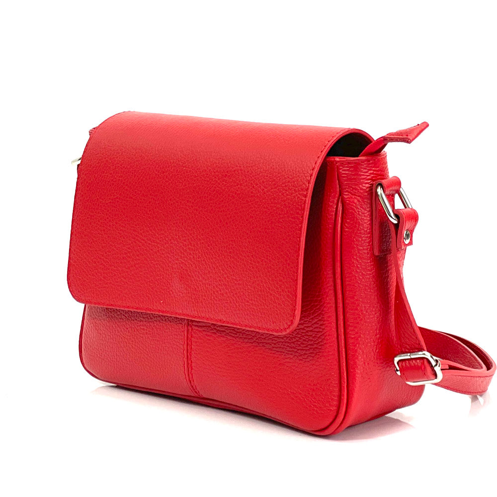 Marilena GM leather Cross-body bag - Made In Italy