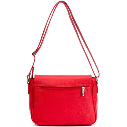 Marilena GM leather Cross-body bag - Made In Italy