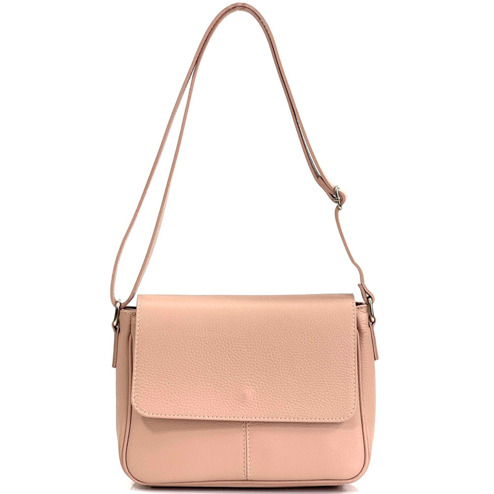 Marilena GM leather Cross-body bag - Made In Italy