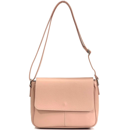 Marilena GM leather Cross-body bag - Made In Italy