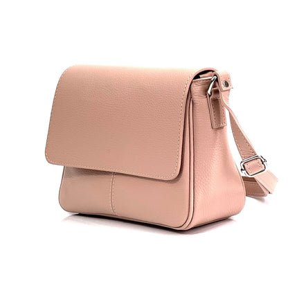 Marilena GM leather Cross-body bag - Made In Italy