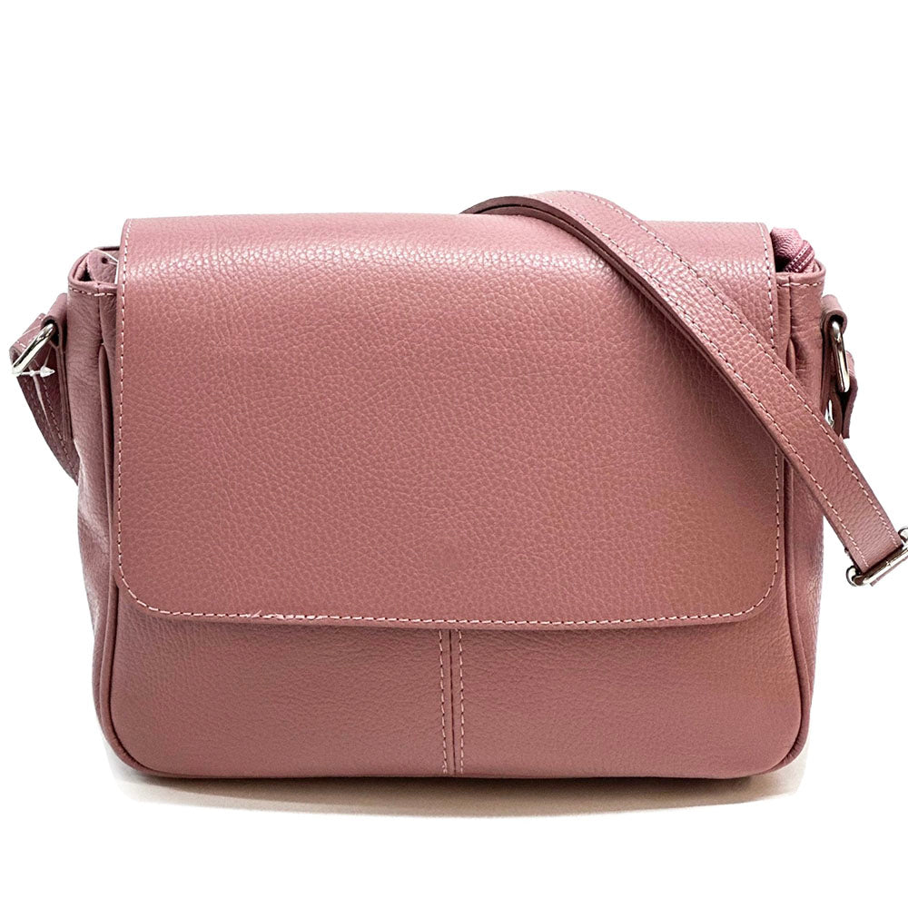 Marilena GM leather Cross-body bag - Made In Italy