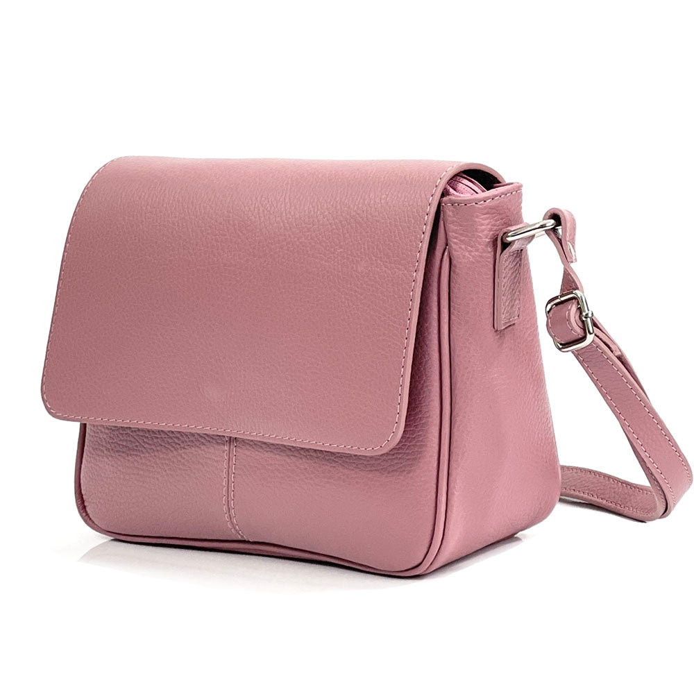 Marilena GM leather Cross-body bag - Made In Italy