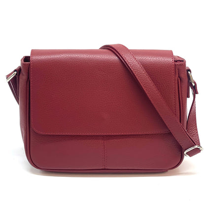 Marilena GM leather Cross-body bag - Made In Italy