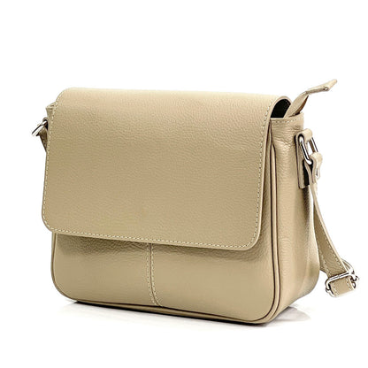 Marilena GM leather Cross-body bag - Made In Italy