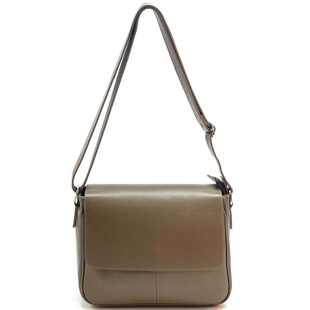 Marilena GM leather Cross-body bag - Made In Italy