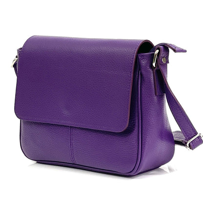 Marilena GM leather Cross-body bag - Made In Italy