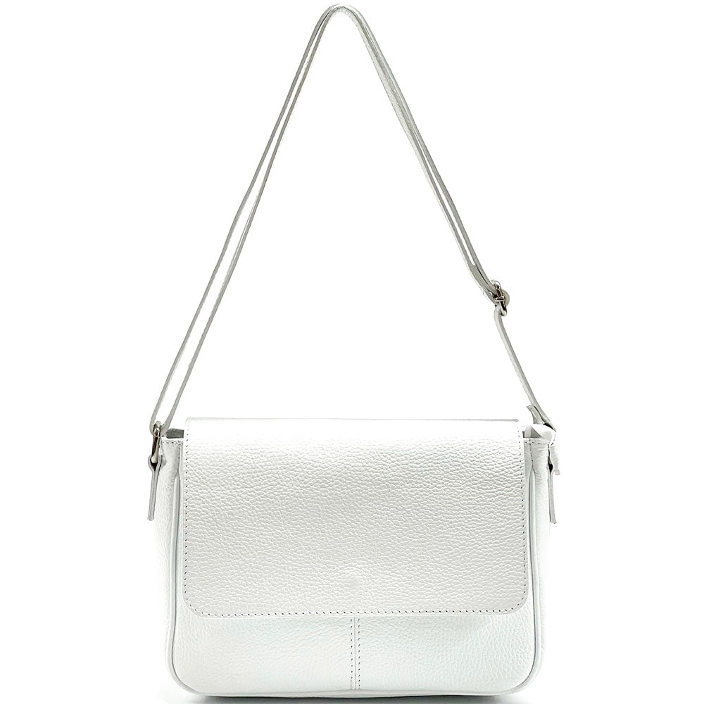 Marilena GM leather Cross-body bag - Made In Italy