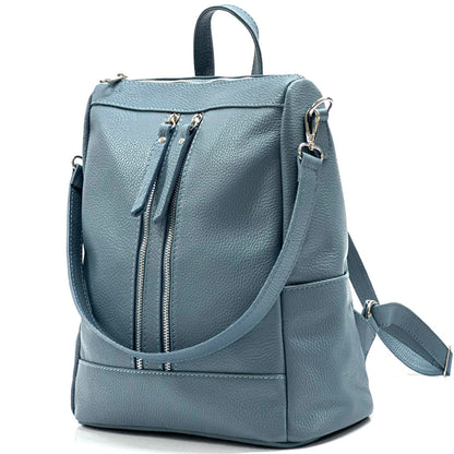 Olivia Italian Leather Backpack - Made In Italy
