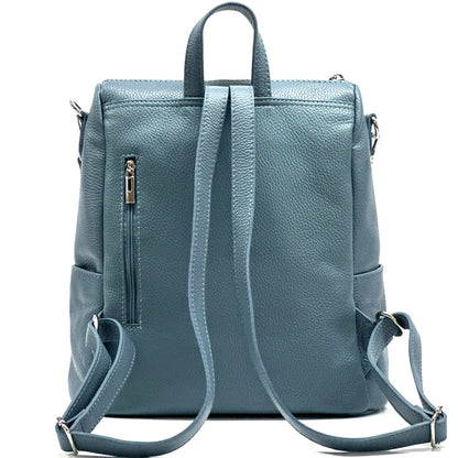 Olivia Italian Leather Backpack - Made In Italy