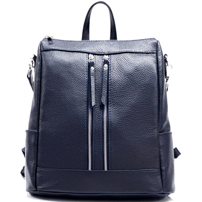 Olivia Italian Leather Backpack - Made In Italy