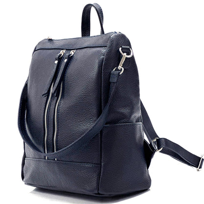 Olivia Italian Leather Backpack - Made In Italy