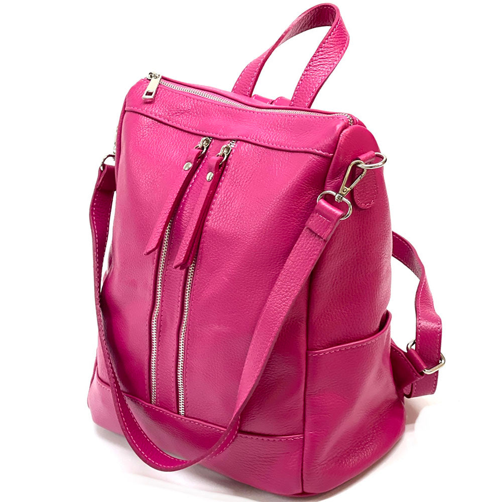 Olivia Italian Leather Backpack - Made In Italy