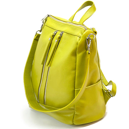 Olivia Italian Leather Backpack - Made In Italy