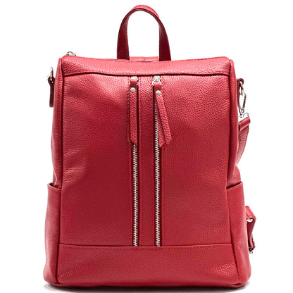 Olivia Italian Leather Backpack - Made In Italy