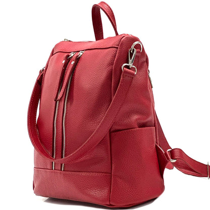 Olivia Italian Leather Backpack - Made In Italy