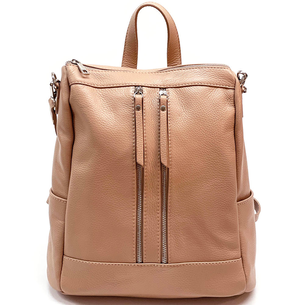 Olivia Italian Leather Backpack - Made In Italy