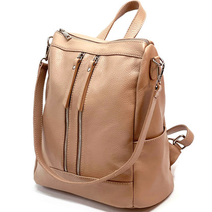 Olivia Italian Leather Backpack - Made In Italy