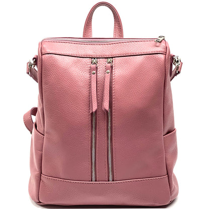 Olivia Italian Leather Backpack - Made In Italy