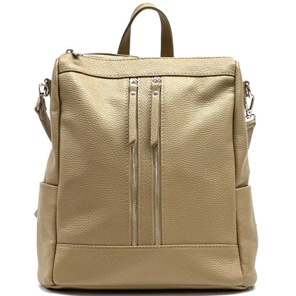 Olivia Italian Leather Backpack - Made In Italy