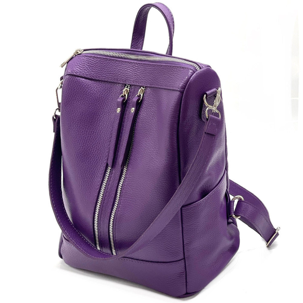 Olivia Italian Leather Backpack - Made In Italy