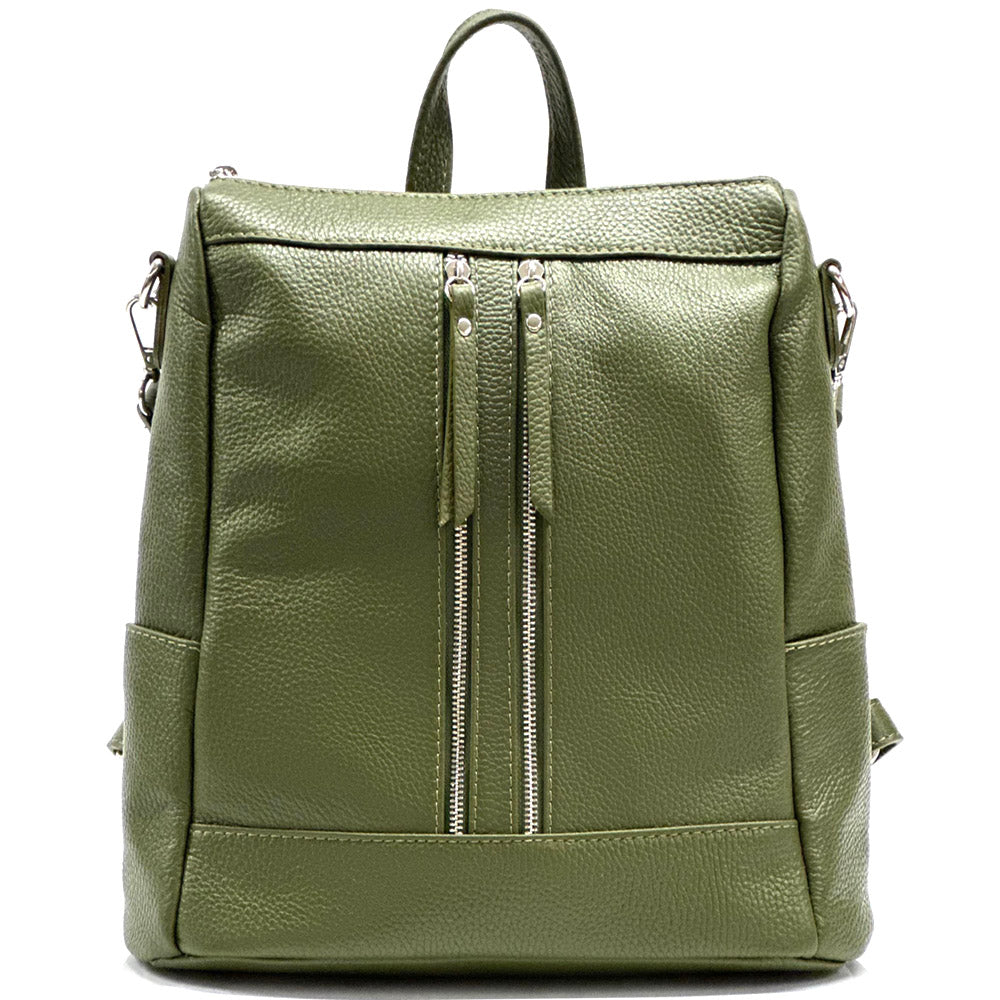 Olivia Italian Leather Backpack - Made In Italy